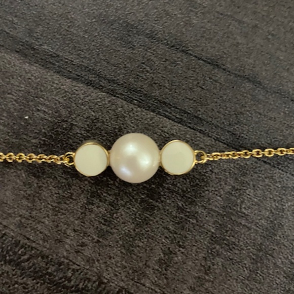 Kate Spade Scattered Pearl Gold Long Necklace - Picture 8 of 9